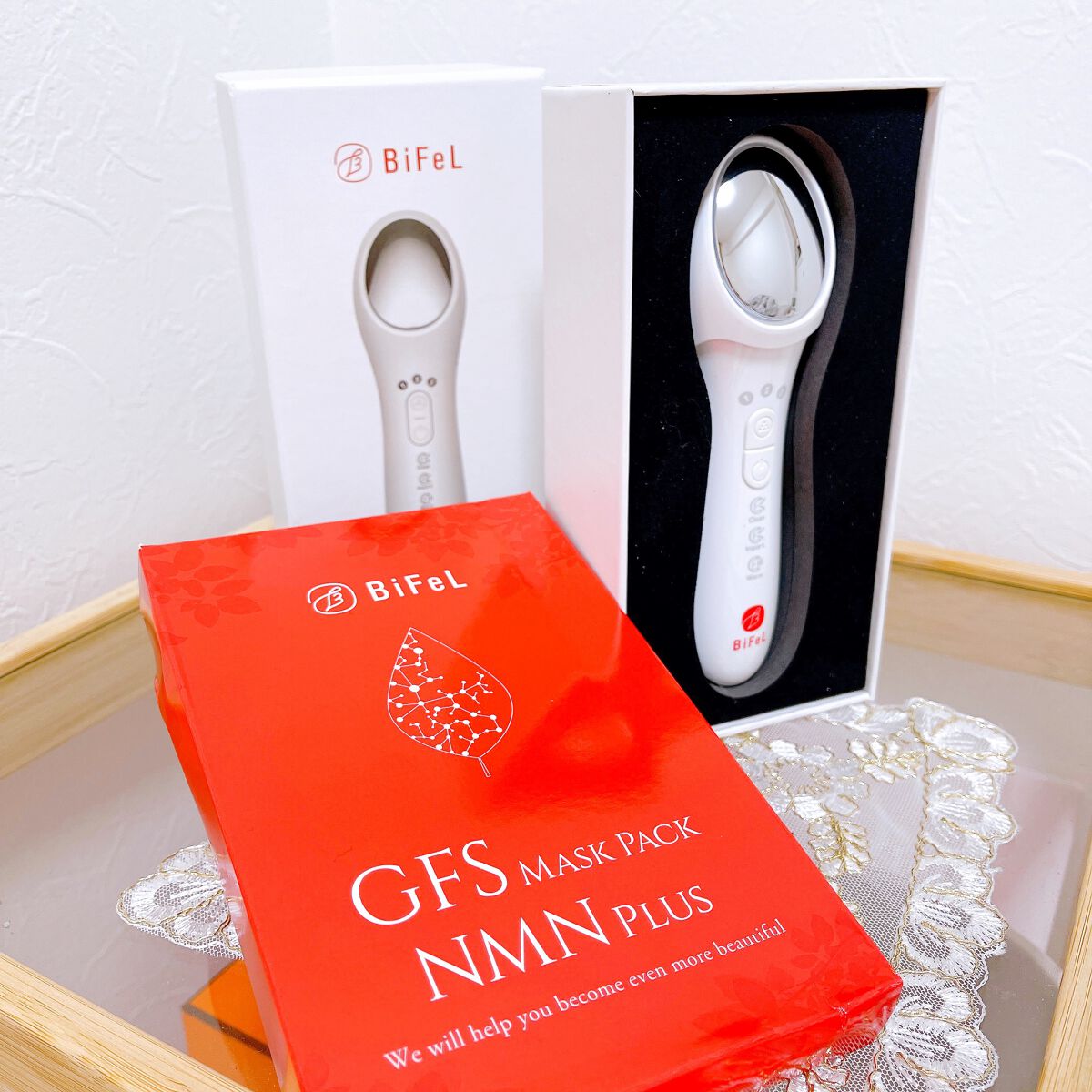 導入美顔器イオンブースター&GFSマスク/bifel/美顔器・マッサージを使ったクチコミ(1枚目)