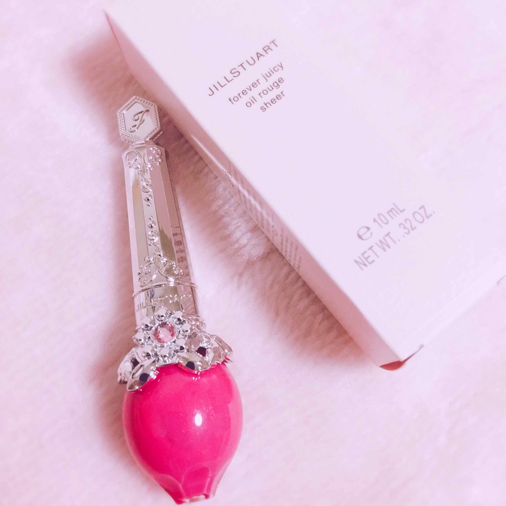 フォーエヴァージューシー オイルルージュ シアー/JILL STUART/口紅を使ったクチコミ(1枚目)