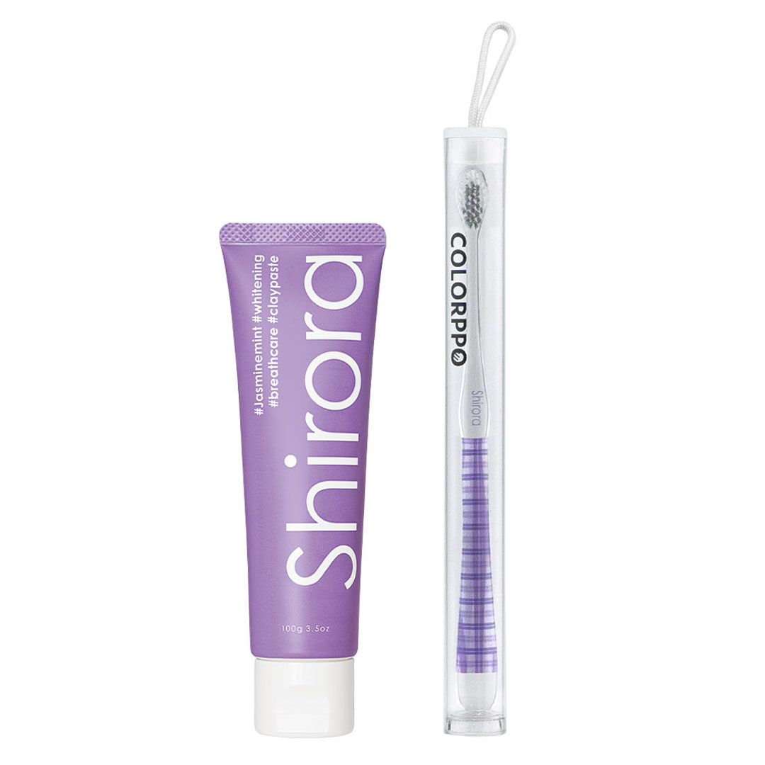 シローラクレイホワイトニング歯ブラシセット ジャスミンミント