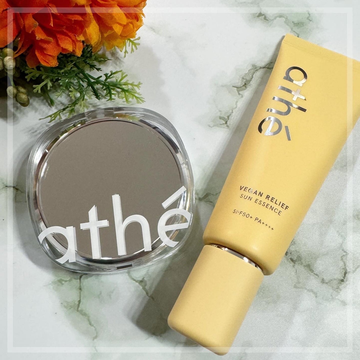 ヴィーガン リリーフ サン エッセンス /athé/日焼け止めクリームを使ったクチコミ(1枚目)