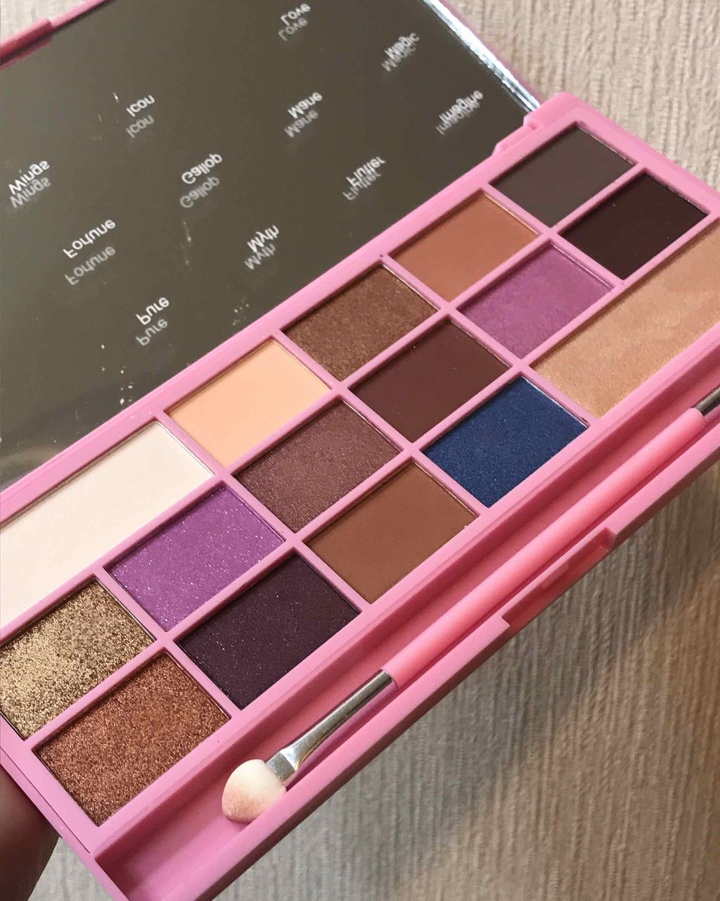 アイシャドウパレット アイラブチョコレート ユニコーンラブ/MAKEUP REVOLUTION/アイシャドウパレットを使ったクチコミ（1枚目）