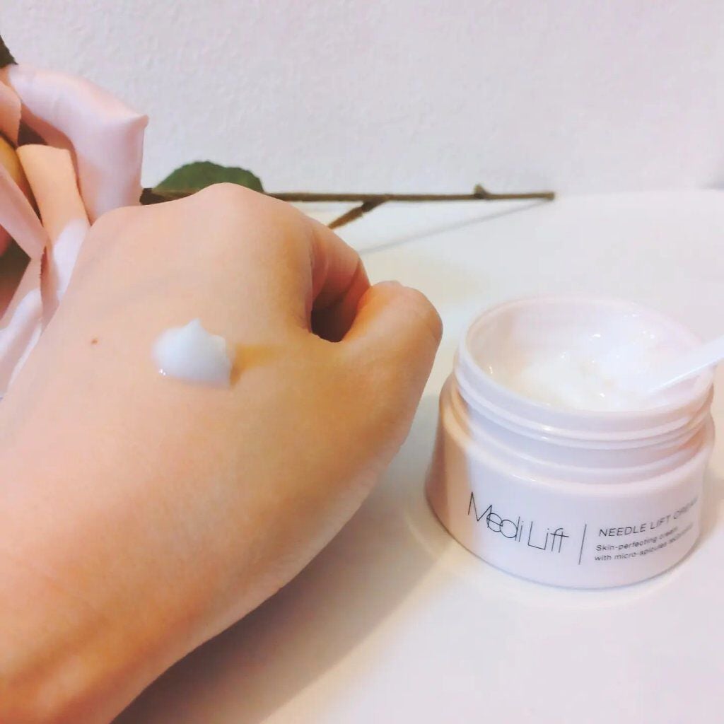 メディリフト ニードルリフトクリーム/YA-MAN TOKYO JAPAN/フェイスクリームを使ったクチコミ(4枚目)