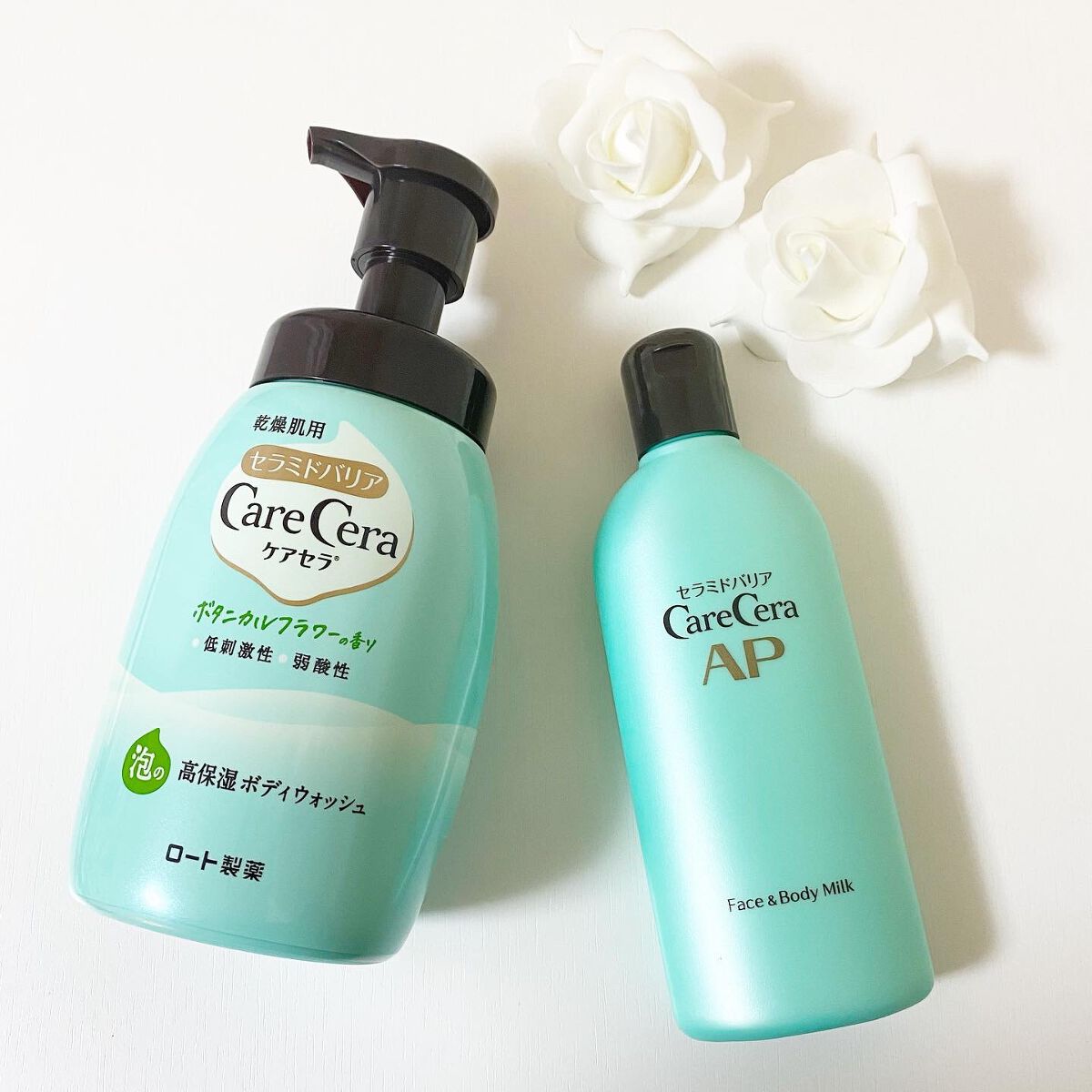 泡の高保湿ボディウォシュ ボタニカルガーデンの香り/ケアセラ/ボディソープを使ったクチコミ（1枚目）