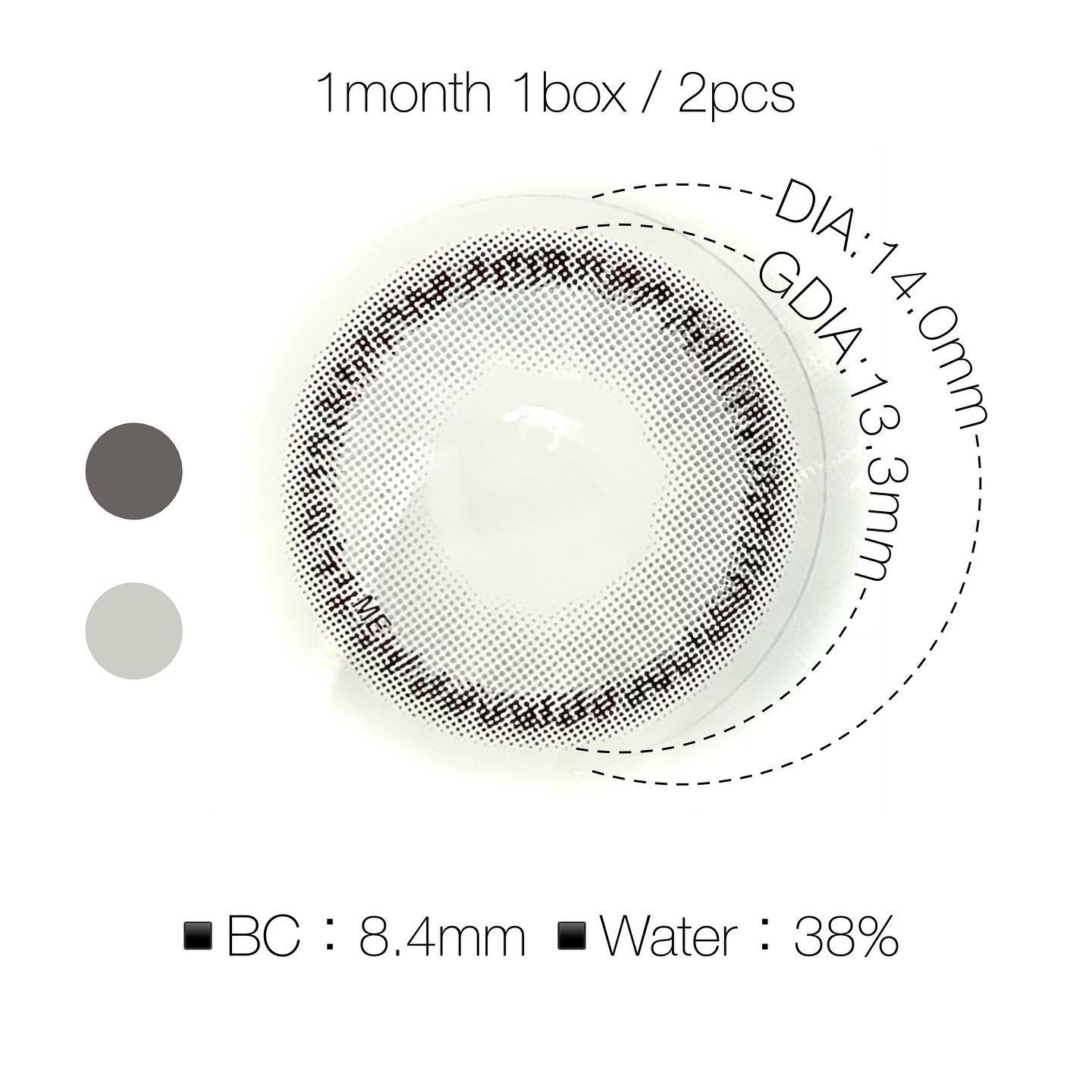 omyo/LENSME/カラーコンタクトレンズを使ったクチコミ（3枚目）