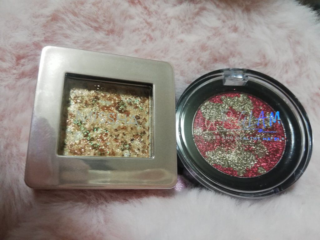 URGLAM　SPARKLE EYESHADOW/U R GLAM/単色アイシャドウを使ったクチコミ（1枚目）