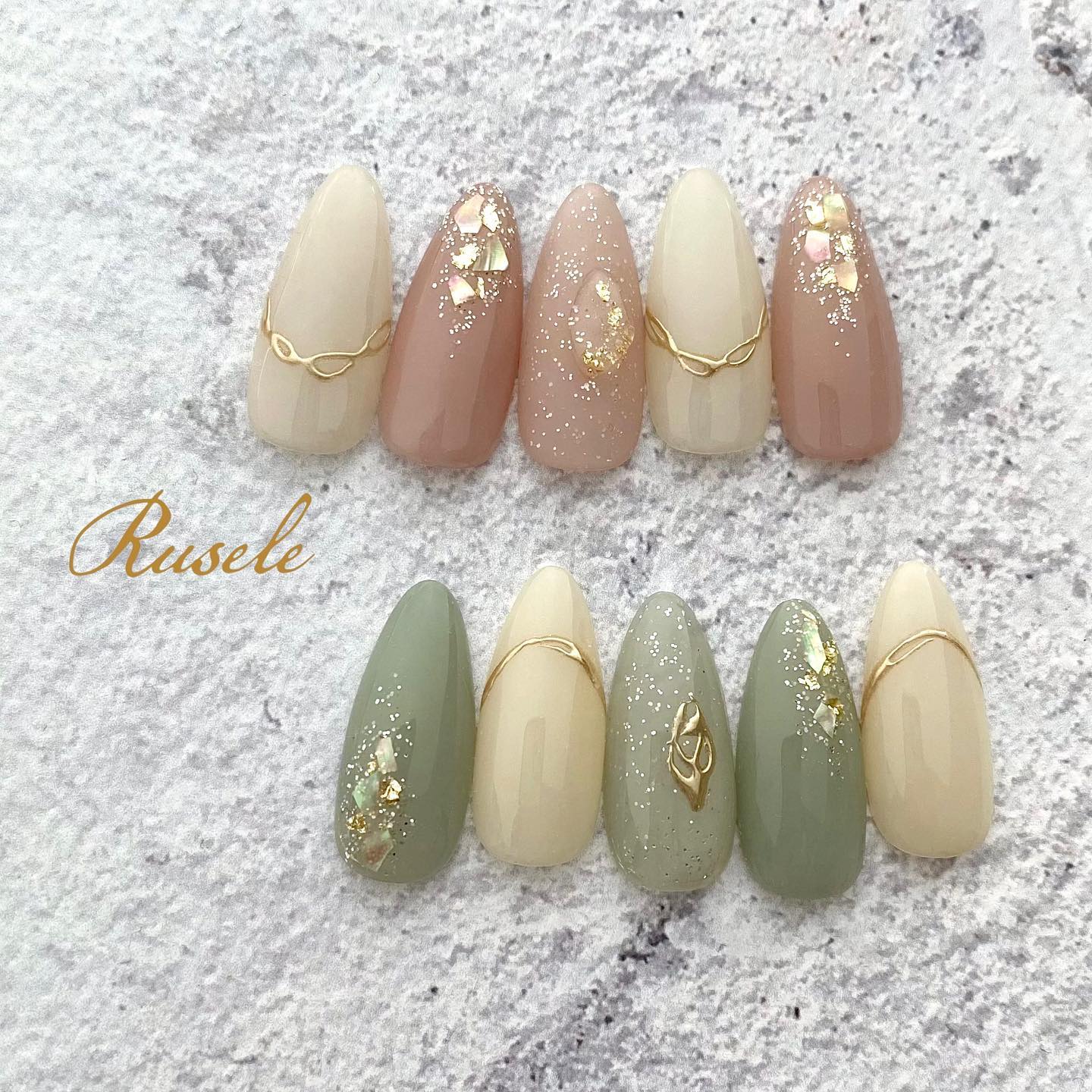 #フレンチネイル,#シェルネイル,#ミラーフレンチネイル,#うねうねネイル,#夏ネイル,#秋ネイル,#マットネイル,#ぷくぷくネイル,#ぷっくりネイル,#グリッターネイル,#シアーネイル,#箔ネイル,#金箔ネイル,#オフィスネイル,#川口ネイルのネイルデザイン