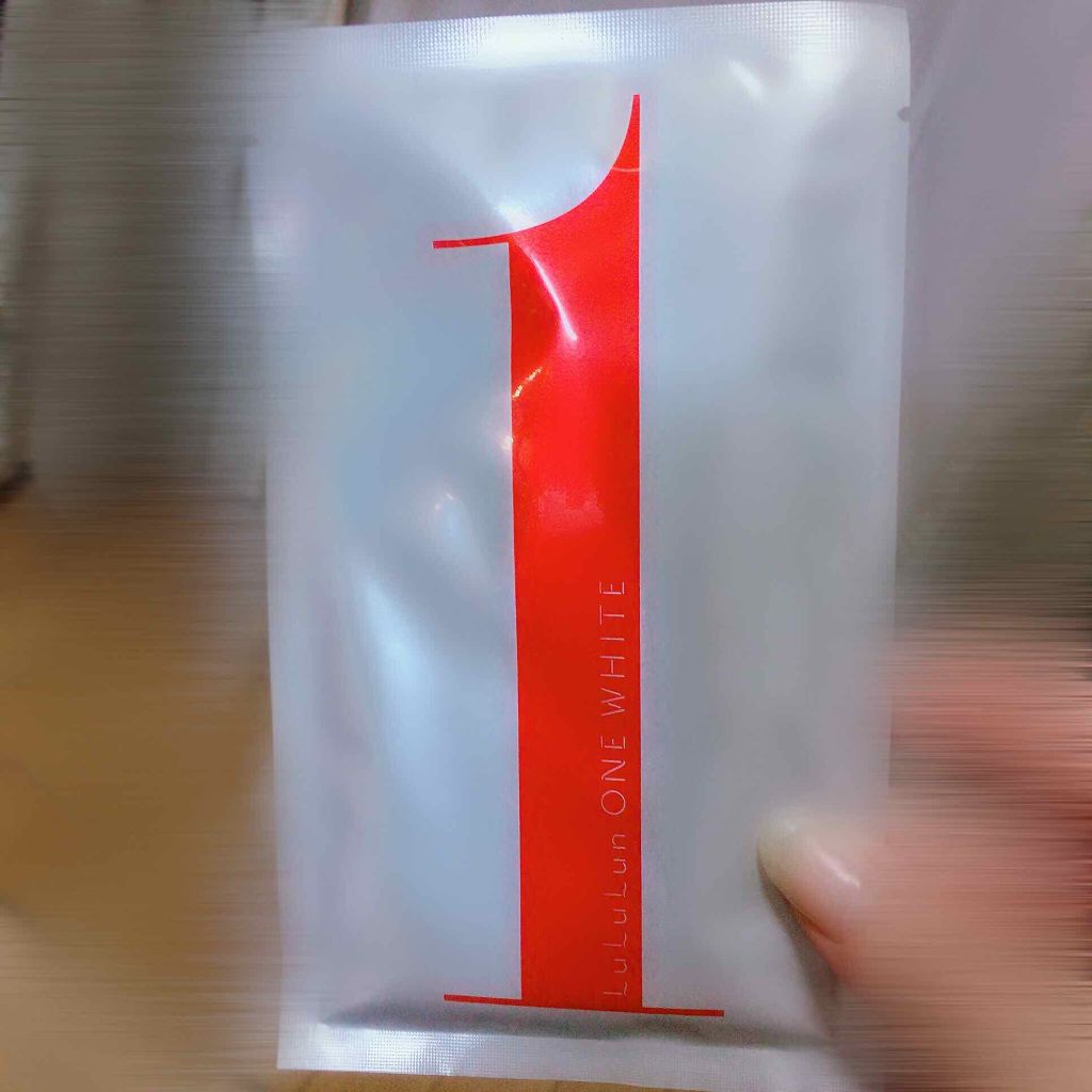 ルルルン ONE WHITE/ルルルン/シートマスク・パックを使ったクチコミ(2枚目)