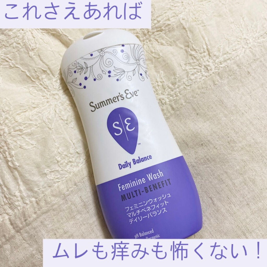 フェミニンウォッシュ マルチベネフィット デイリーバランス/Summer's Eve(サマーズイブ)/デリケートゾーンケアを使ったクチコミ(1枚目)