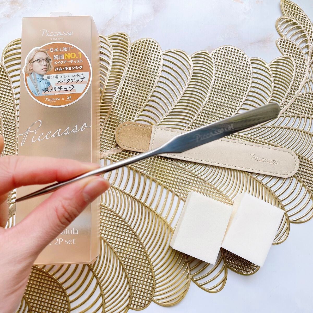 ピカソ メイクアップ スパチュラ /PICCASSO/その他化粧小物を使ったクチコミ(10枚目)