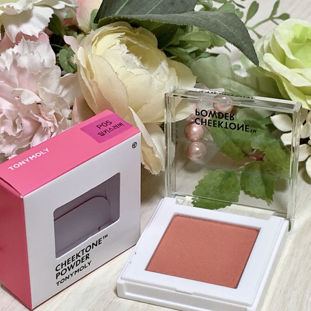 CHEEKTONE POWDER/TONYMOLY/パウダーチークを使ったクチコミ（1枚目）