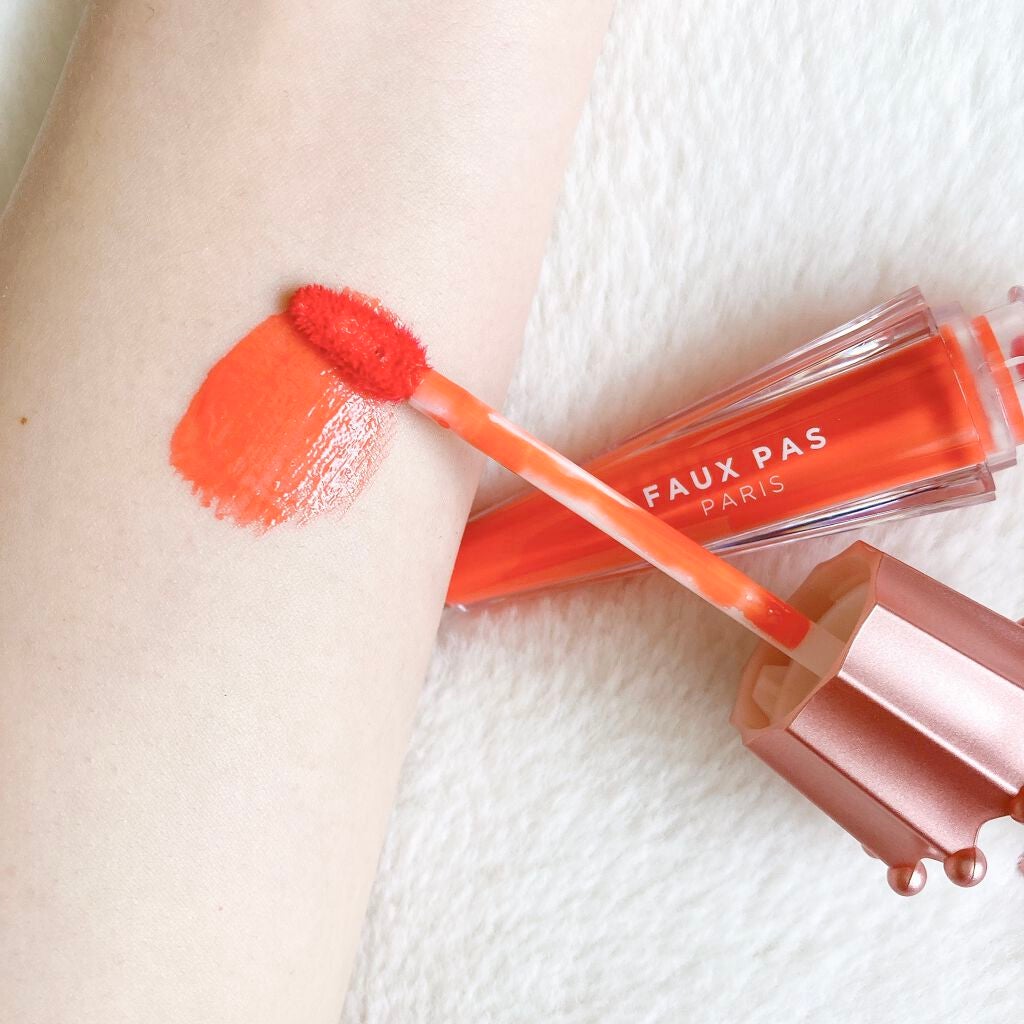 ウォーターアンブレラティント リップ/FAUX PAS PARIS/リップティントを使ったクチコミ(4枚目)