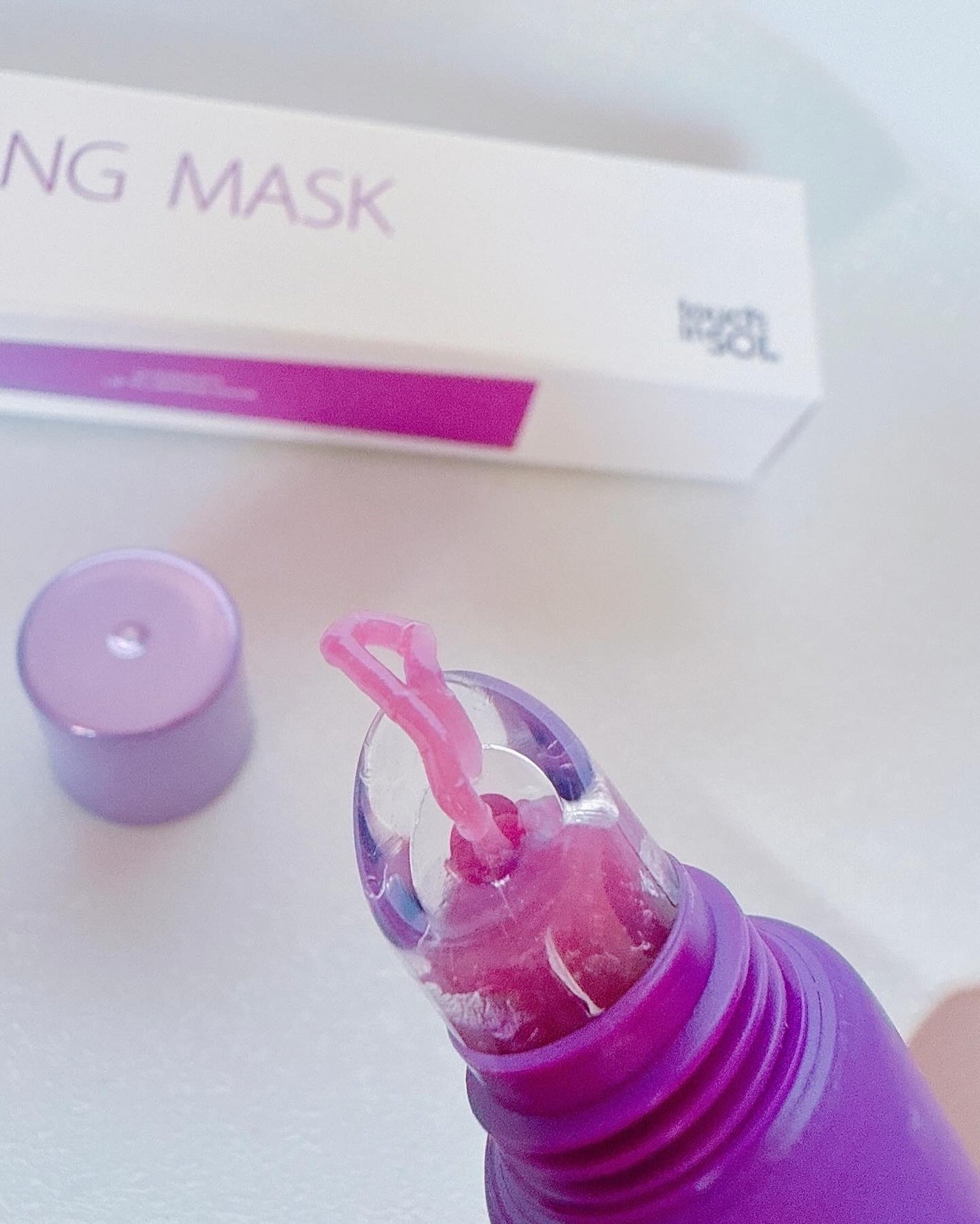 プリティフィルターオーバーナイトリッププランピングマスク/touch in SOL /リップマスクを使ったクチコミ(5枚目)