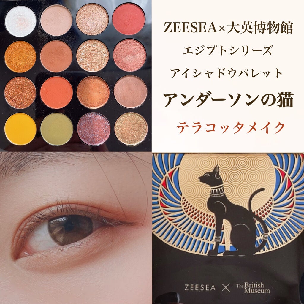 大英博物館 エジプトシリーズ アイシャドウパレット/ZEESEA/アイシャドウパレットを使ったクチコミ(1枚目)