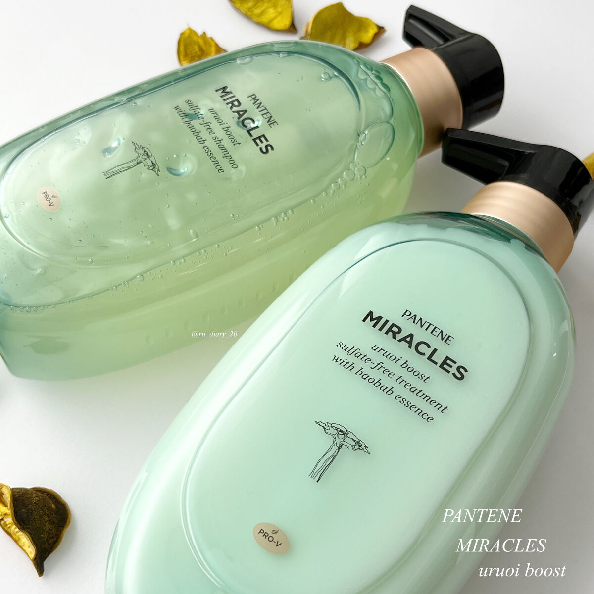 ミラクルズ うるおいブースト シャンプー/トリートメント/パンテーン/市販シャンプーを使ったクチコミ（1枚目）