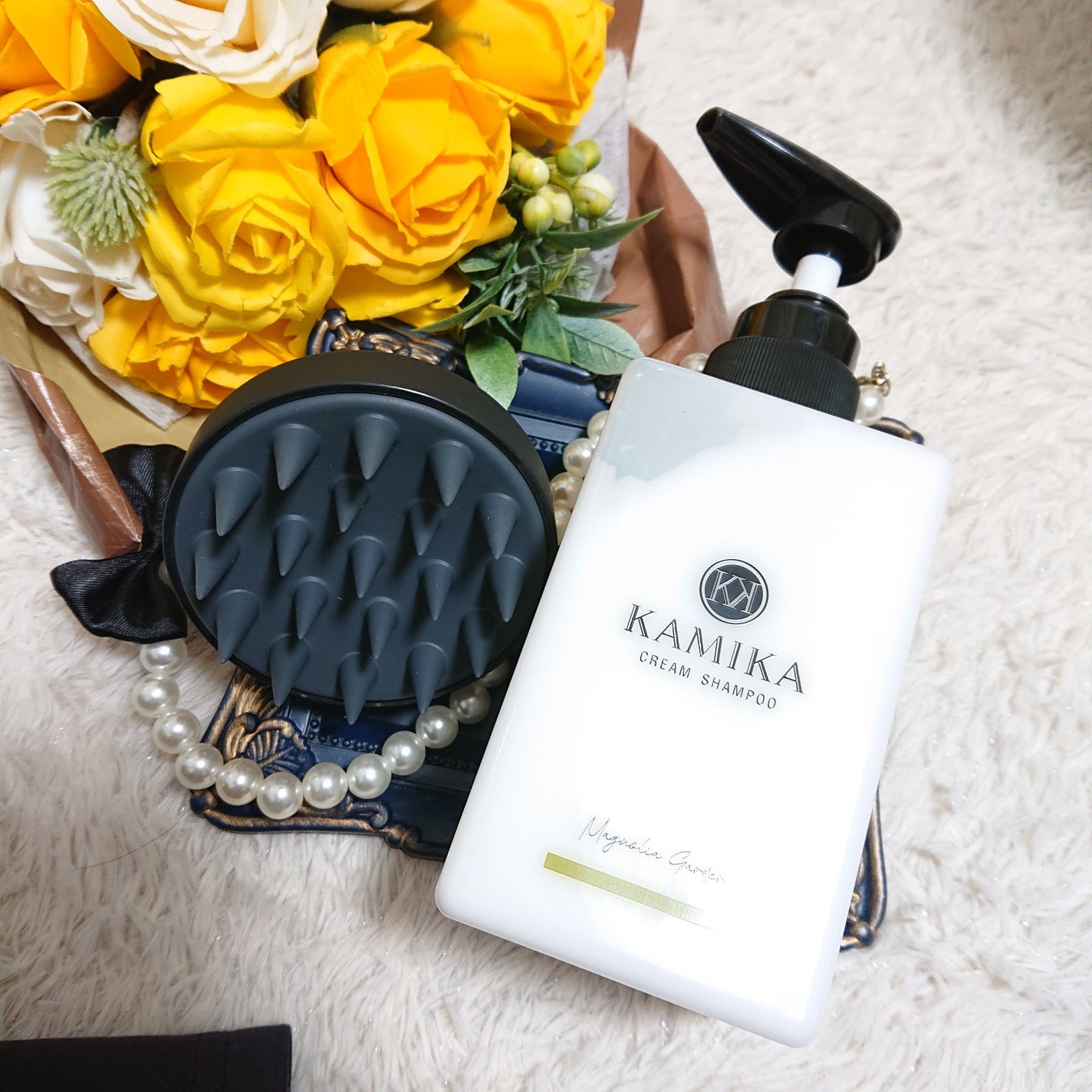 クリームシャンプー マグノリアガーデン/KAMIKA/サロンシャンプーを使ったクチコミ(4枚目)