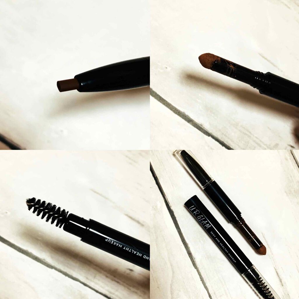 UR GLAM　3WAY EYEBROW PENCIL（3WAYアイブロウペンシル） ピンクブラウン/U R GLAM/アイブロウペンシルを使ったクチコミ（2枚目）