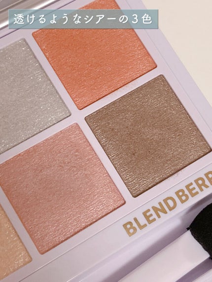 オーラクリエイション/BLEND BERRY/アイシャドウパレットを使ったクチコミ(5枚目)