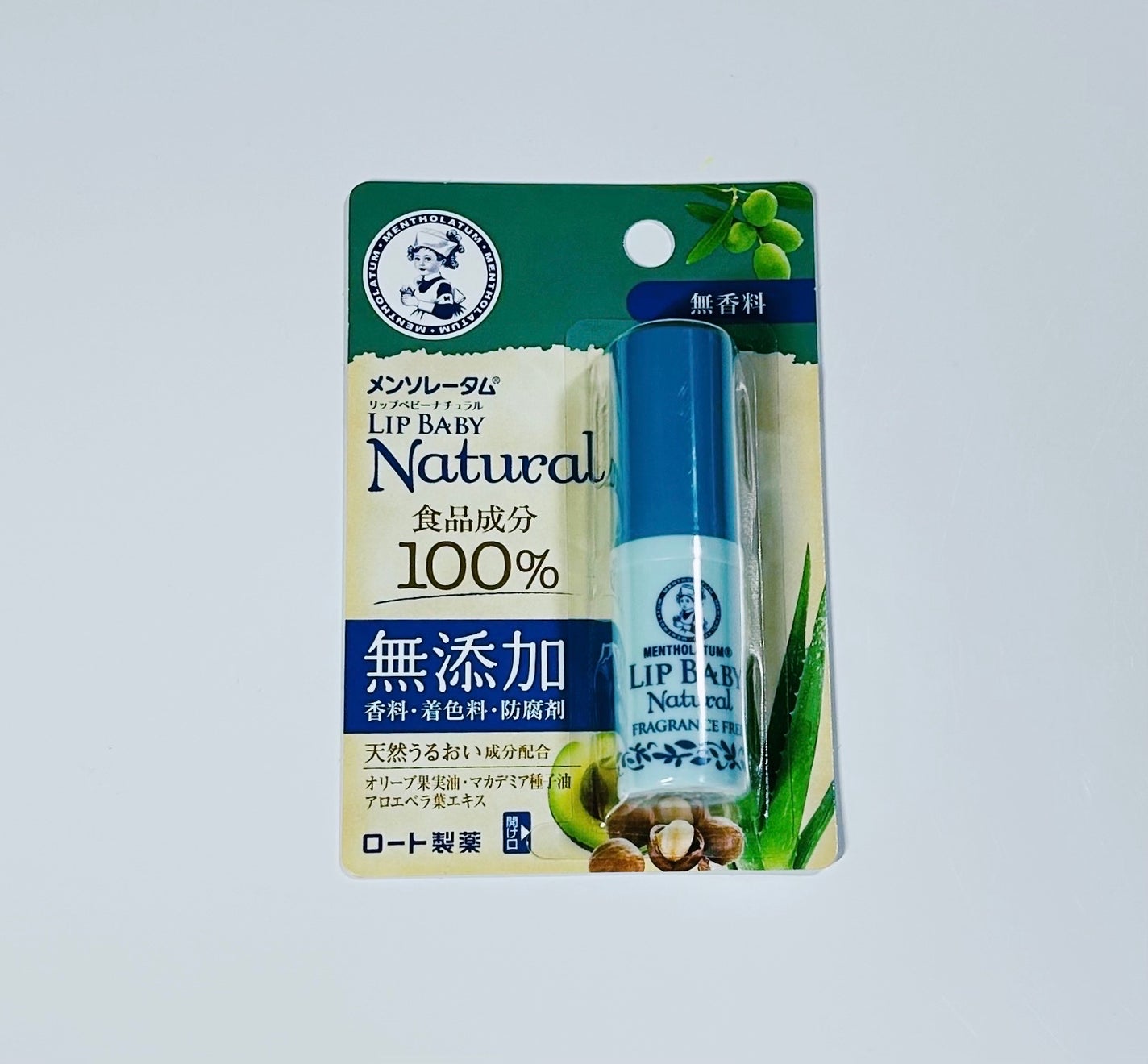 リップベビーナチュラル 無香料/メンソレータム/リップクリームを使ったクチコミ(1枚目)