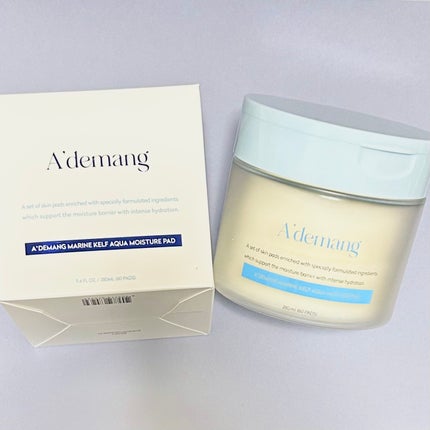 マリンケルプアクアモイスチャートナーパッド60枚/A'demang/トナーパッドを使ったクチコミ(7枚目)