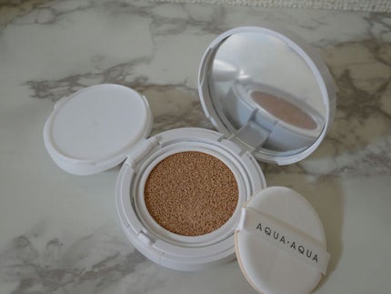 オーガニッククッションコンパクト/アクア・アクア/クッションファンデーションを使ったクチコミ(2枚目)