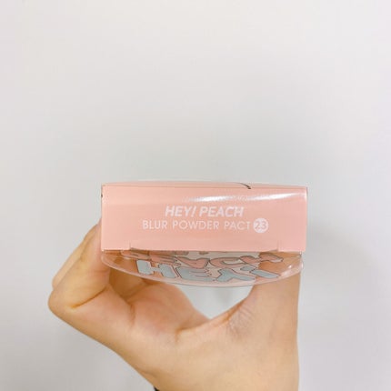 ブラーパウダーパクト ピーチエディション/EGLIPS/プレストパウダーを使ったクチコミ(6枚目)