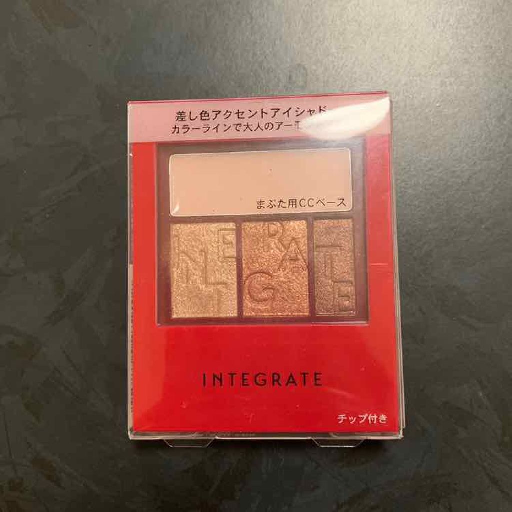 アクセントカラーアイズ CC/インテグレート/アイシャドウパレットを使ったクチコミ(1枚目)