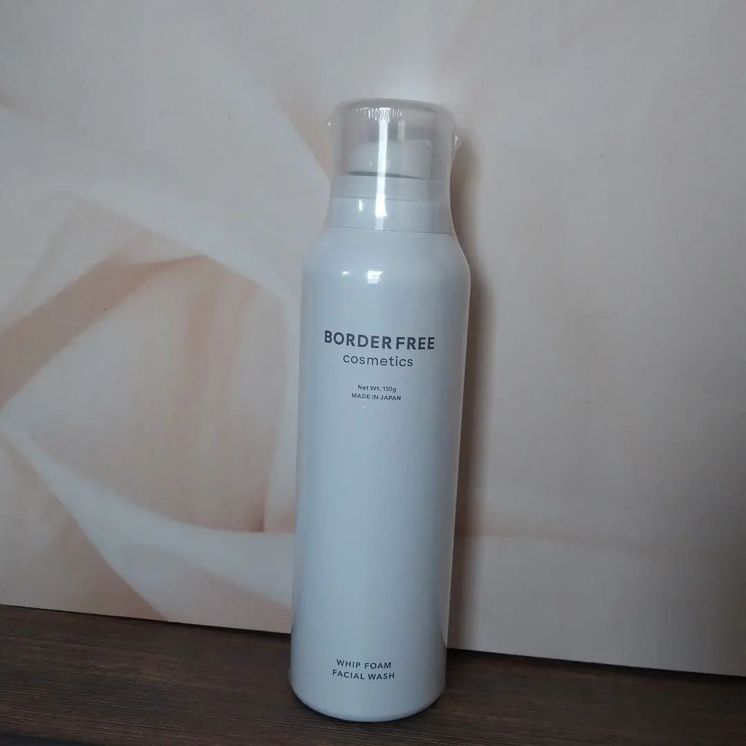 ホイップフォームフェイシャルウォッシュ/BORDER FREE cosmetics/洗顔フォームを使ったクチコミ（1枚目）