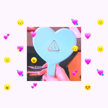 LOVE 3CE heart hand mirror/3CE/その他化粧小物を使ったクチコミ（1枚目）