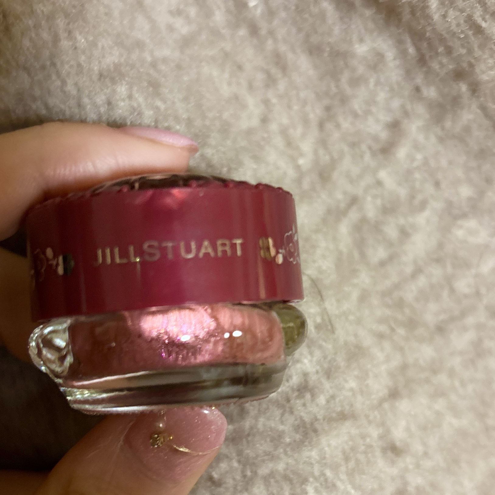 ジルスチュアート　エターナル アイビジュー 104 my happiness <ギルティパフェタイム>（限定色）/JILL STUART/ジェル・クリームアイシャドウを使ったクチコミ（2枚目）