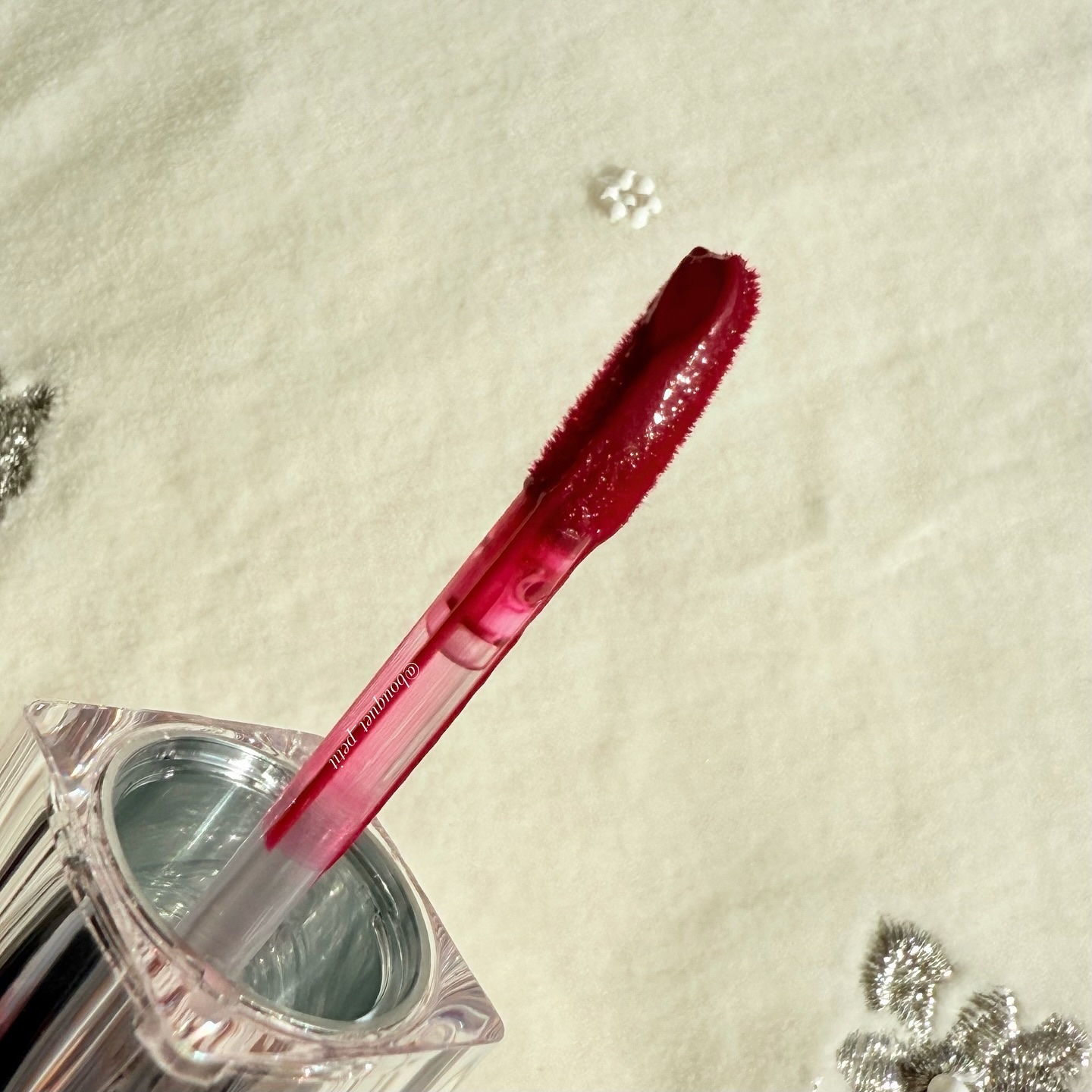 ゲットイットティント ウォーターフルバター/TONYMOLY/リップティントを使ったクチコミ（3枚目）