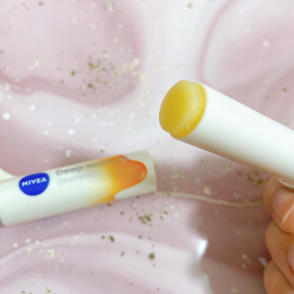 ニベア ディープモイスチャーリップ メルティタイプ/ニベア/リップクリームを使ったクチコミ（2枚目）