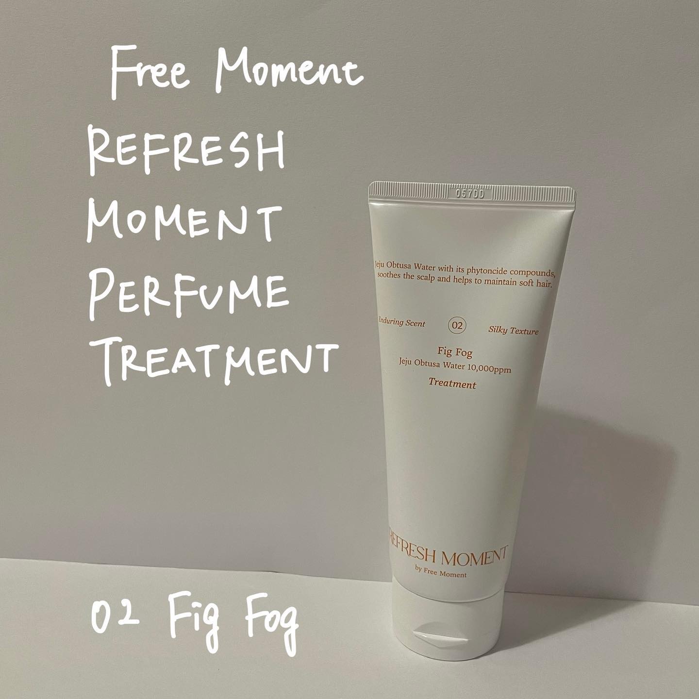 リフレッシュモーメントパフュームシャンプー/トリートメント Fig Fog トリートメント150ml/Free Moment /市販シャンプーを使ったクチコミ（1枚目）