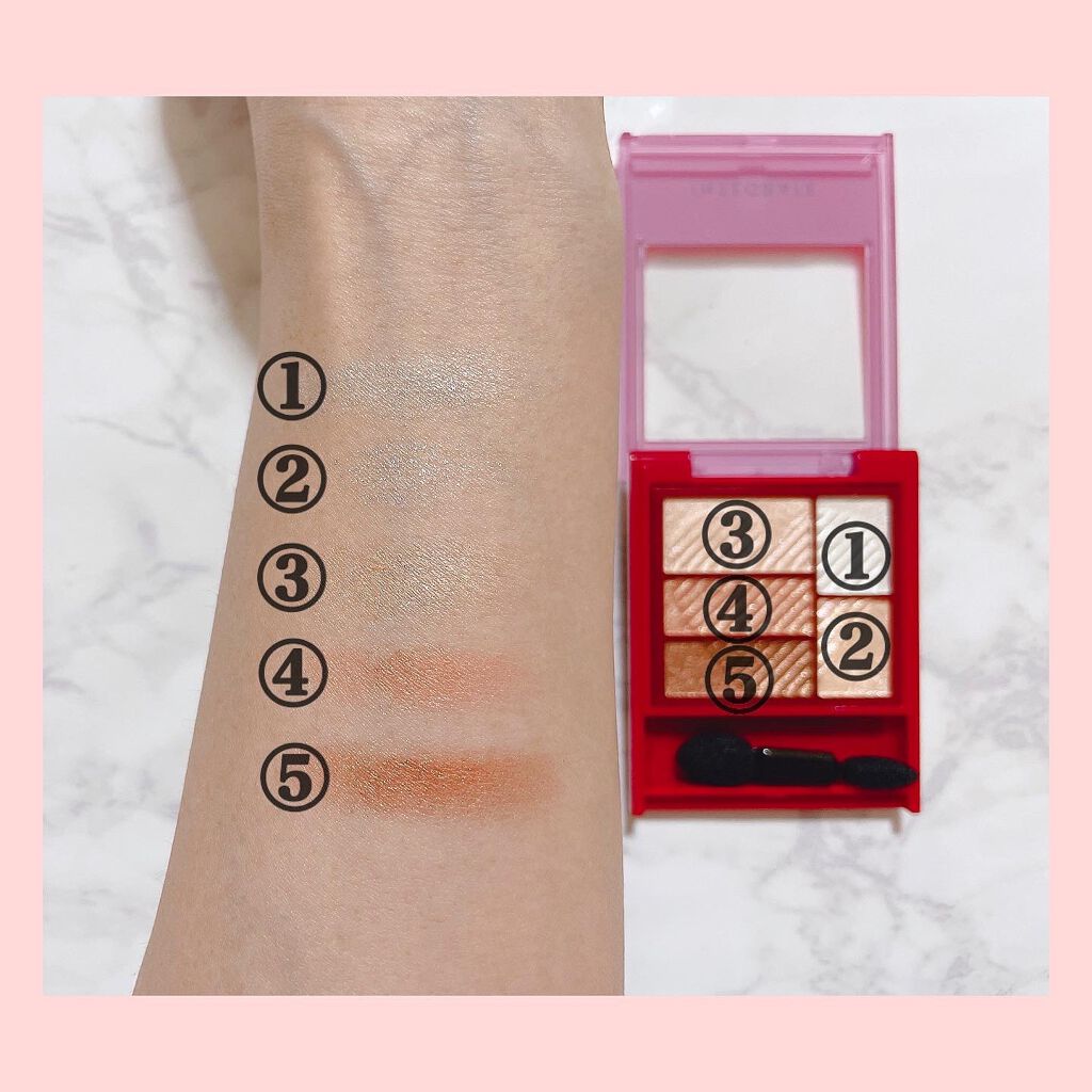 トリプルレシピアイズ BR703/インテグレート/アイシャドウパレットを使ったクチコミ（3枚目）