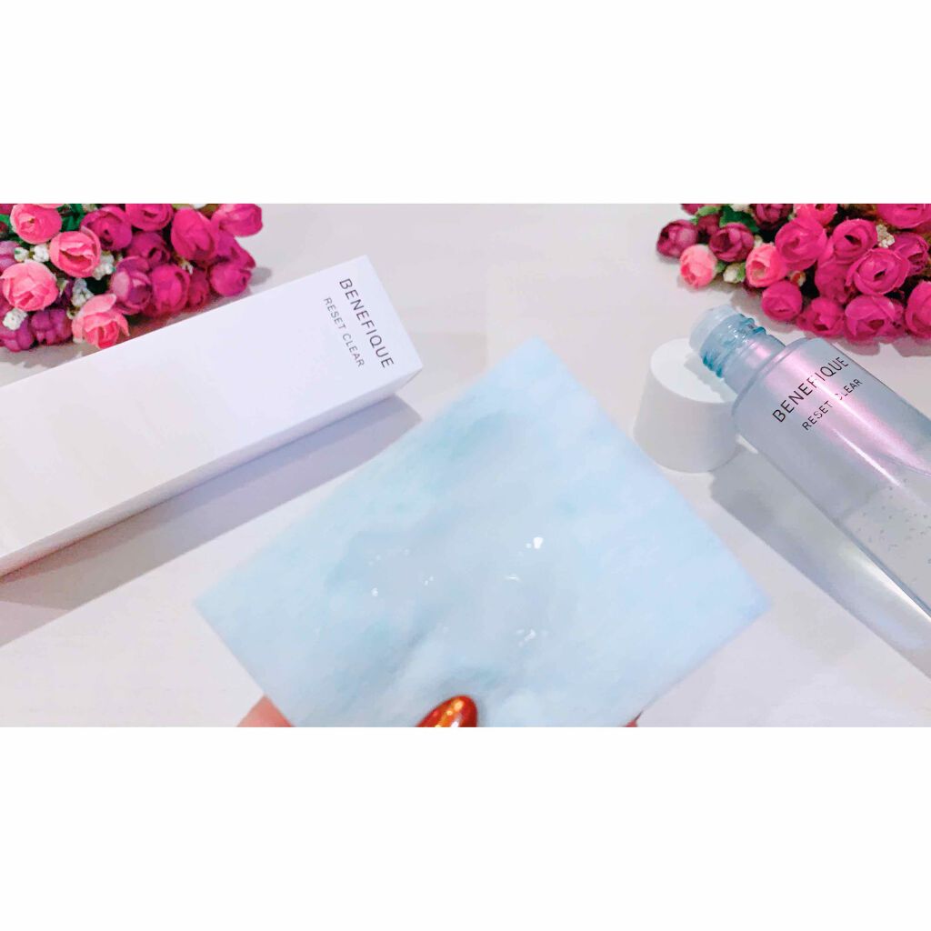 リセットクリア/BENEFIQUE/化粧水を使ったクチコミ(3枚目)