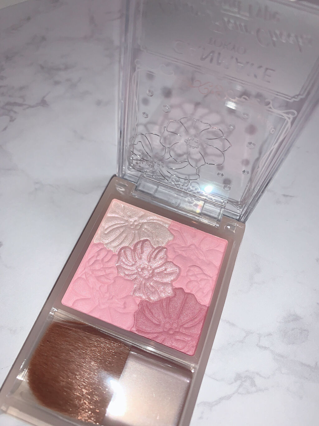 グロウフルールチークス（ブレンドタイプ）/キャンメイク/パウダーチークを使ったクチコミ（3枚目）