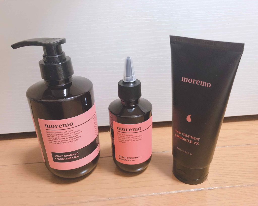 ウォータートリートメントミラクル10/moremo/洗い流すヘアトリートメントを使ったクチコミ(2枚目)