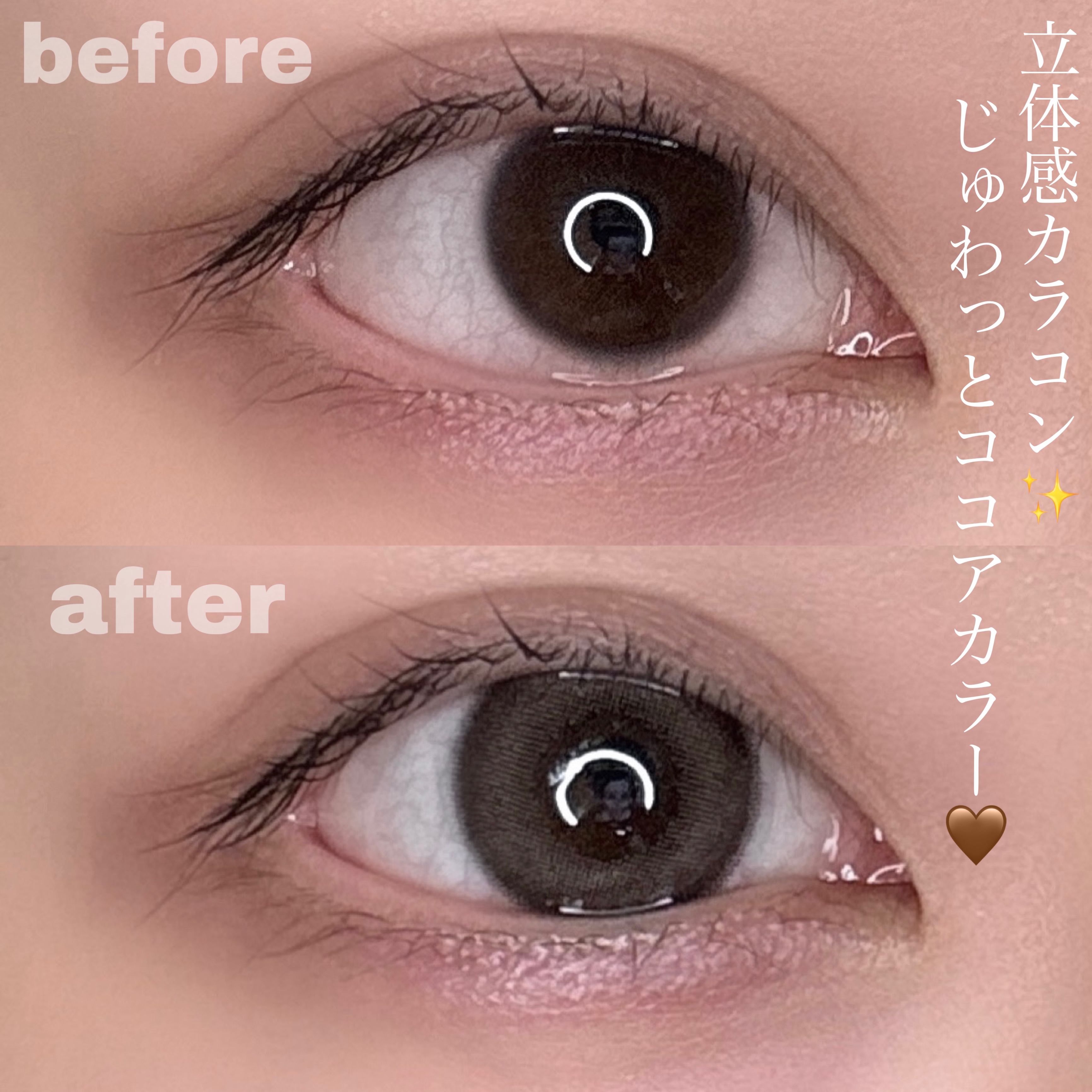 LARME MELTY SERIES(ラルムメルティシリーズ)/LARME/カラーコンタクトレンズを使ったクチコミ（1枚目）