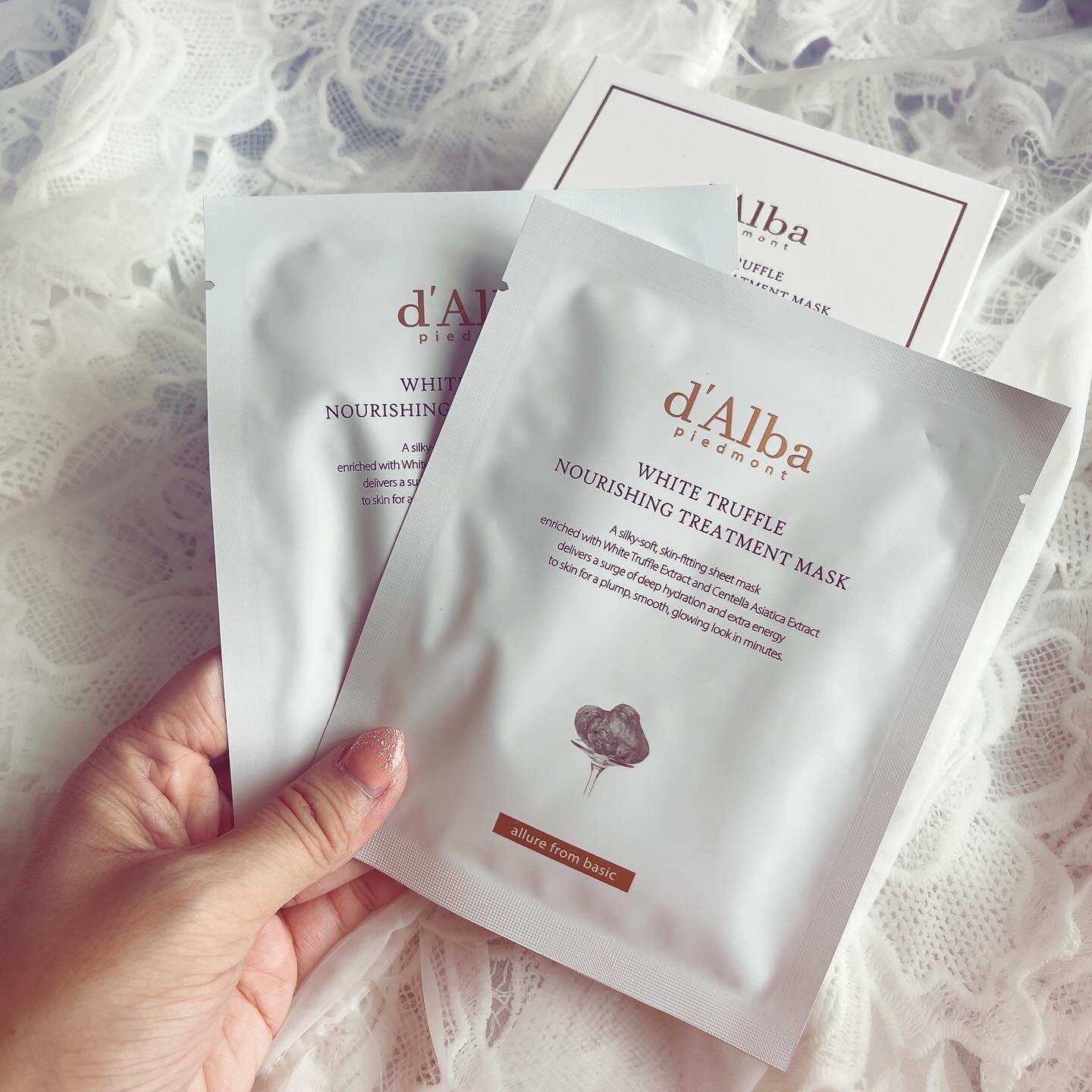 ホワイトトリュフナリシングトリートメントマスク/ダルバ/シートマスク・パックを使ったクチコミ（3枚目）