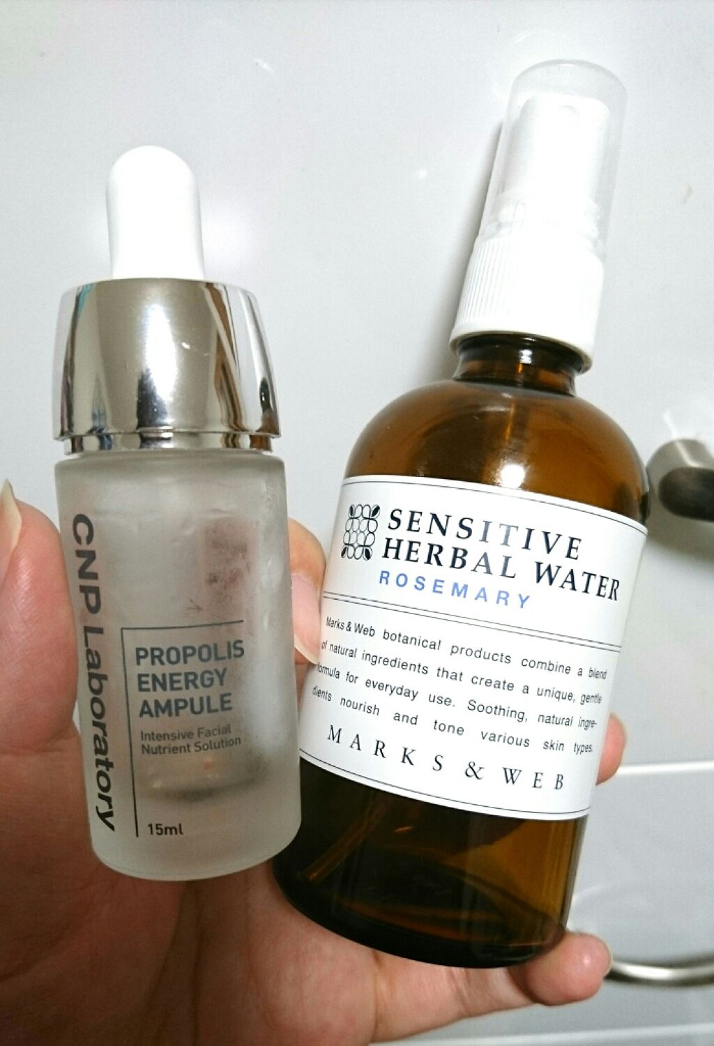 モイスチャーハーバルウォーター ラベンダー／カモミール/MARKS&WEB/ミスト状化粧水を使ったクチコミ（1枚目）