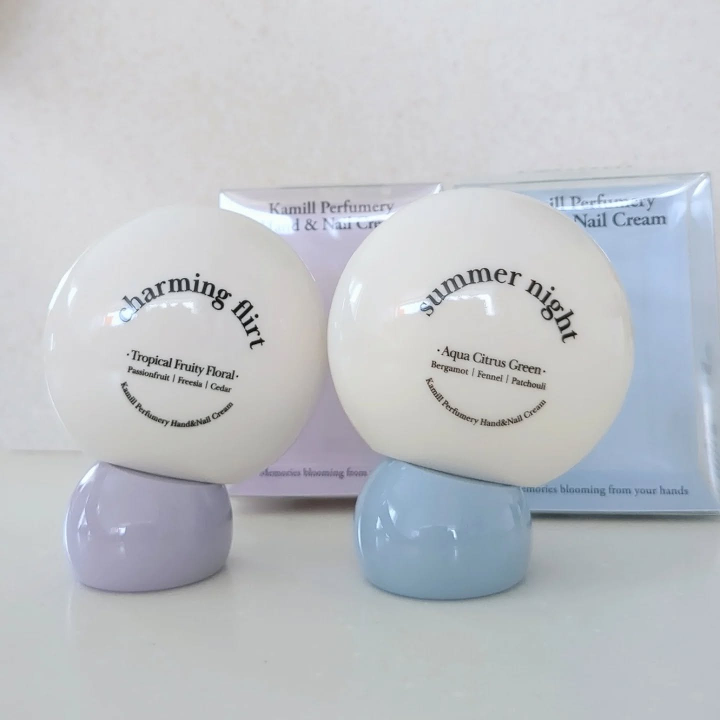 パフューマリー ハンド＆ネイルクリーム サマーナイト 50ml/カミール/ハンドクリームを使ったクチコミ（3枚目）