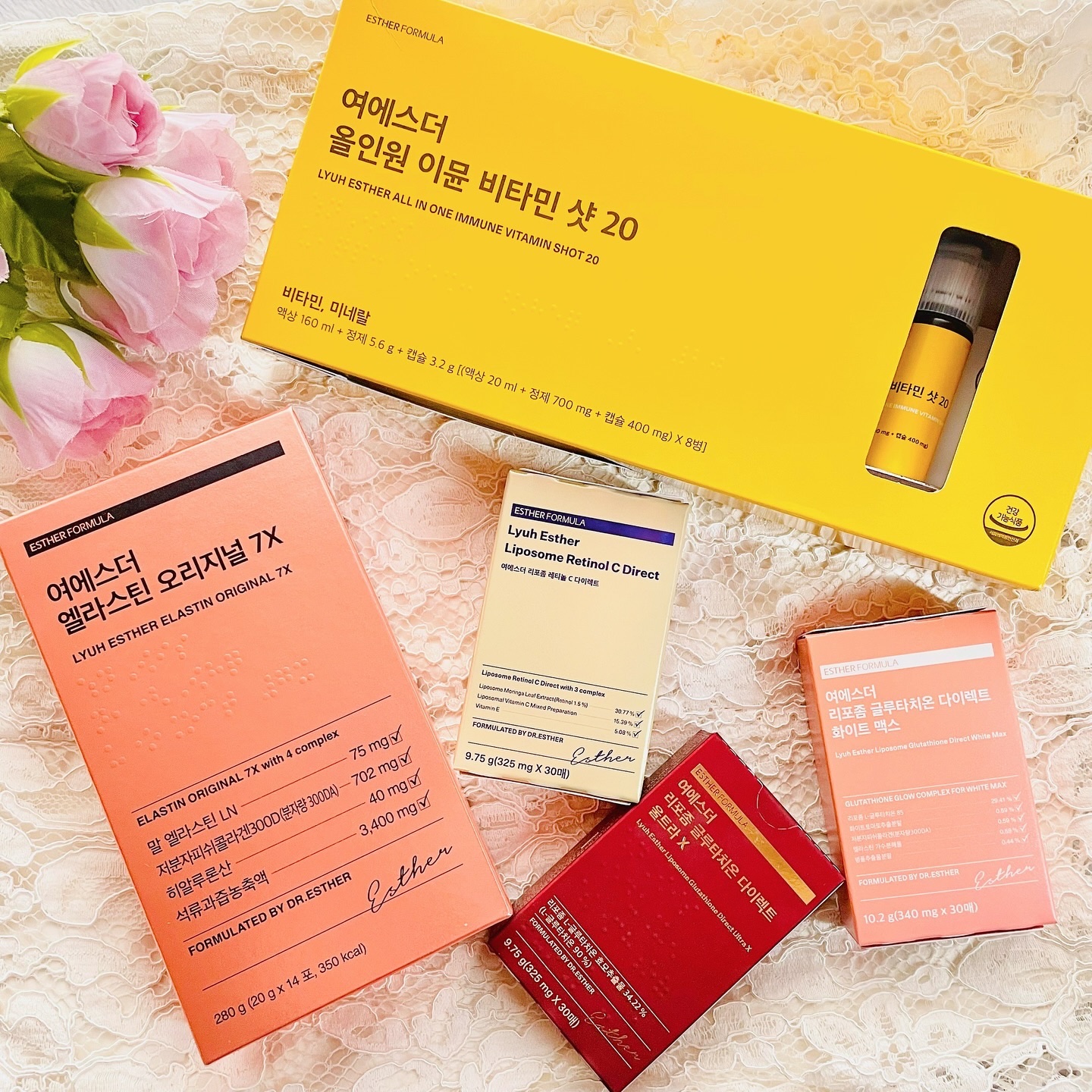 ヨエスターグルタチオンダイレクト５X/ESTHER FORMULA/美容サプリメントを使ったクチコミ（1枚目）