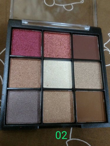 UR GLAM　BLOOMING EYE COLOR PALETTE/U R GLAM/アイシャドウパレットを使ったクチコミ（2枚目）