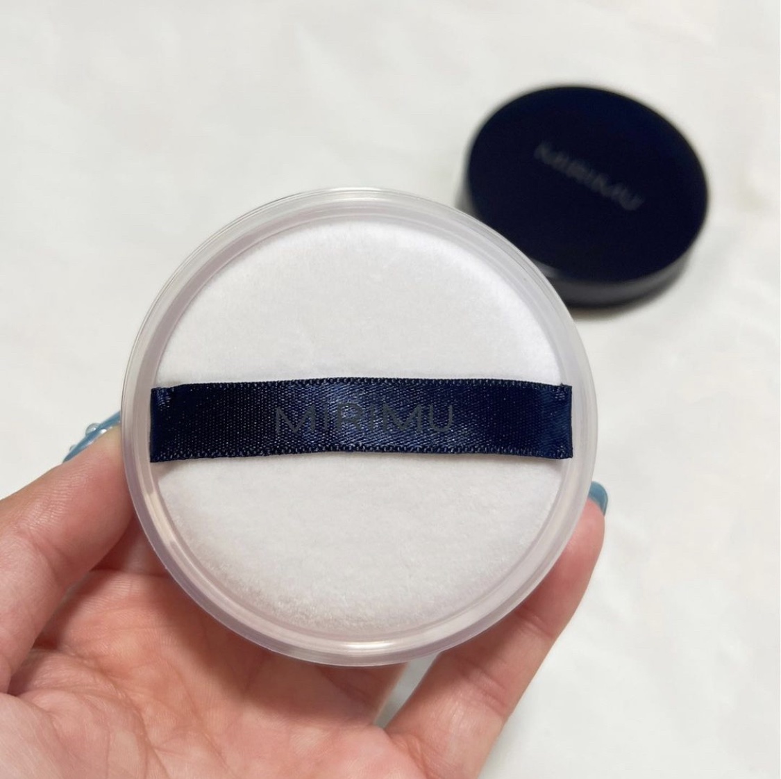 ルースパウダー ピンクベージュ/MIRIMU/ルースパウダーを使ったクチコミ（2枚目）