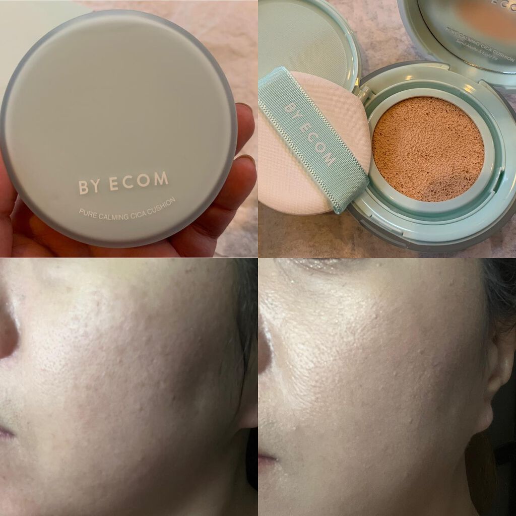 ピュアカーミングシカ クッションファンデーション/BY ECOM/クッションファンデーションを使ったクチコミ(2枚目)
