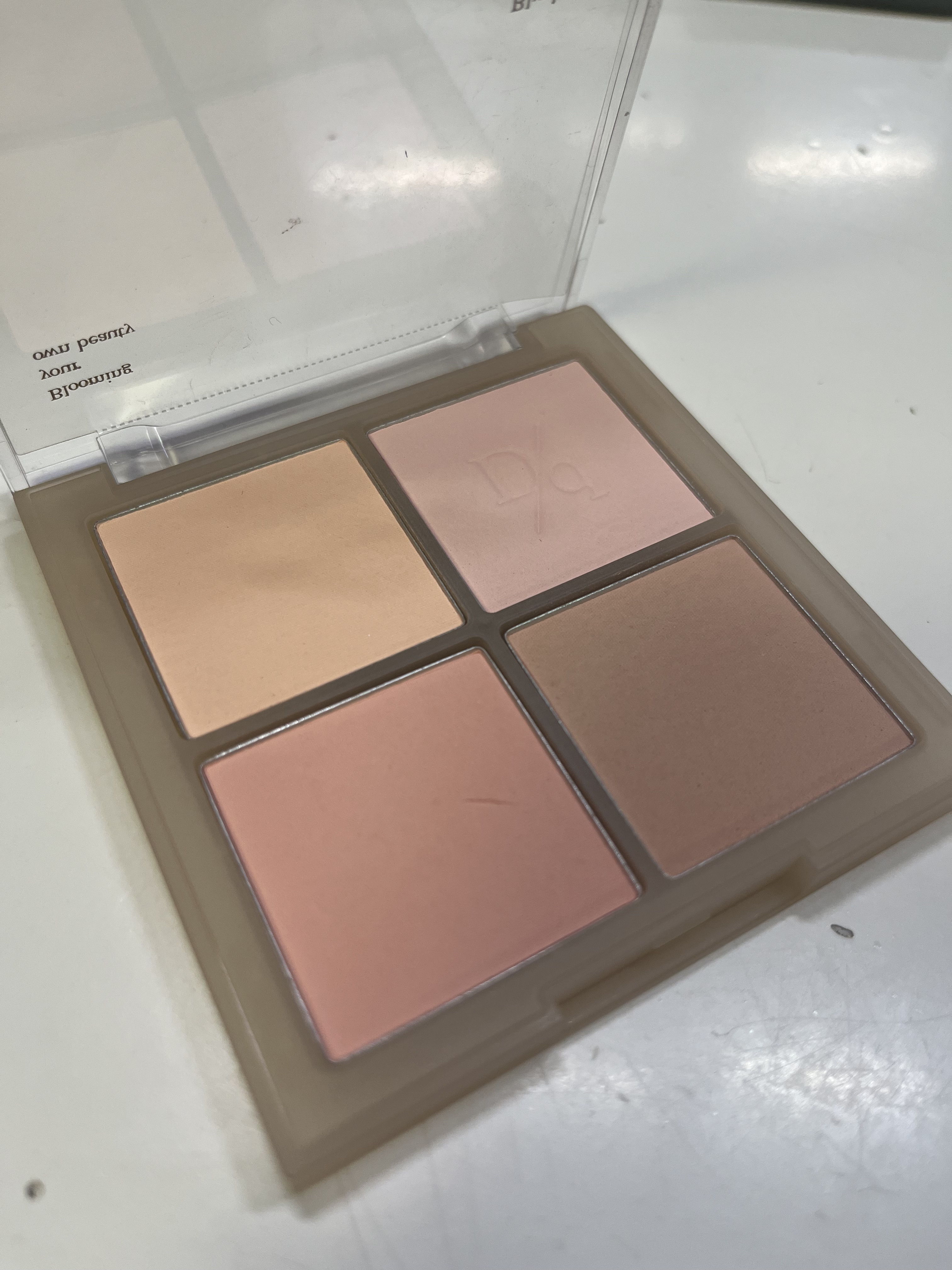 ブレンディングムードチーク 01 ウォームブレンディング/dasique/パウダーチークを使ったクチコミ（1枚目）