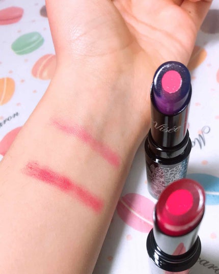 クリスタルデュオ リップスティック/Visée/口紅を使ったクチコミ(3枚目)