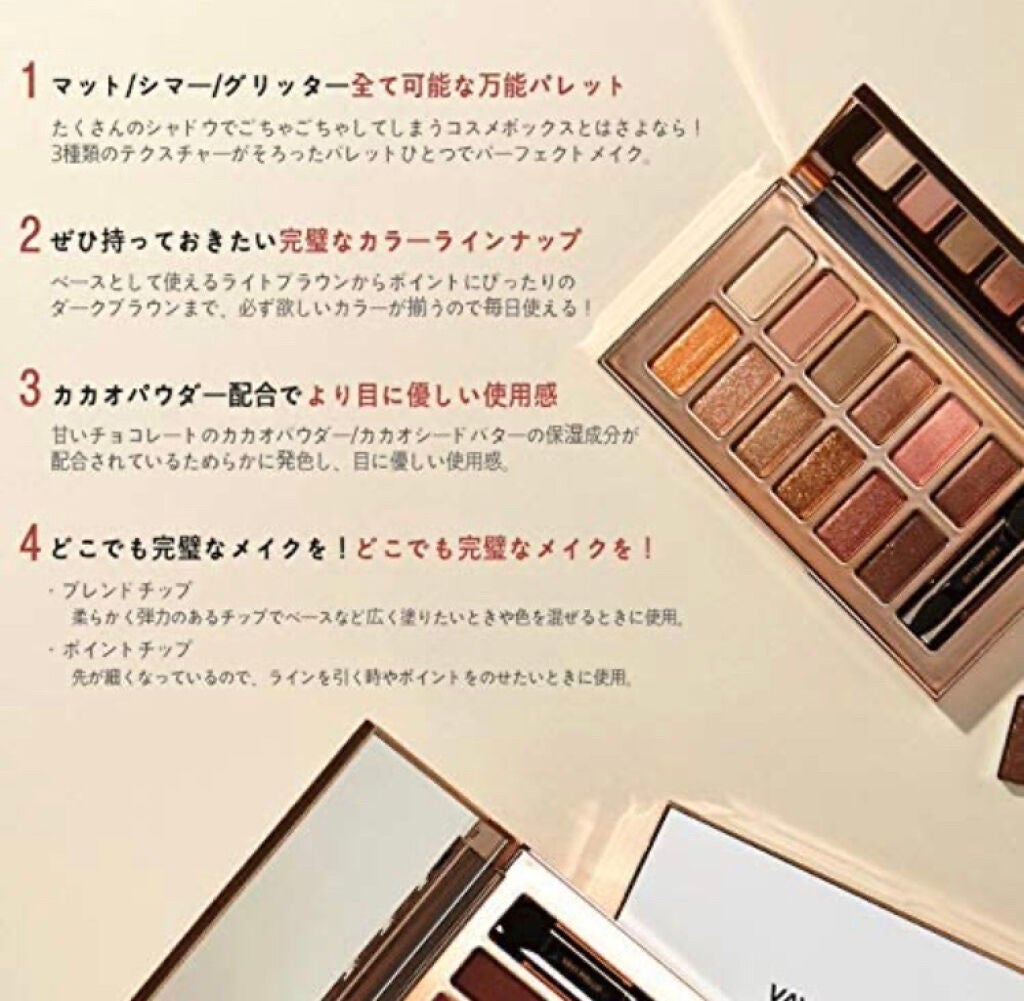 バレンタインボックス/VAVI MELLO/アイシャドウパレットを使ったクチコミ(5枚目)