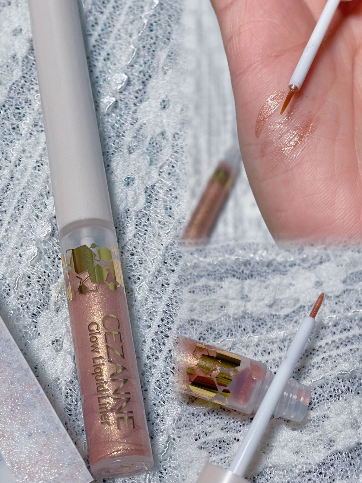 グロウリキッドライナー/CEZANNE/リキッドアイライナーを使ったクチコミ(1枚目)