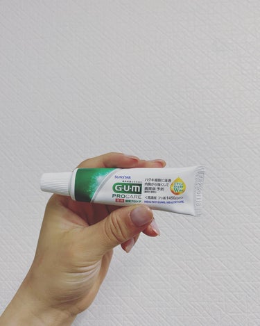 GUM ガム歯周プロケア ペーストのクチコミ「⋆⸜ ⚘ ⸝⋆
#gum
#sunstar 

みんな歯磨き粉って何使ってますか🦷？
大人にな.....」（1枚目）