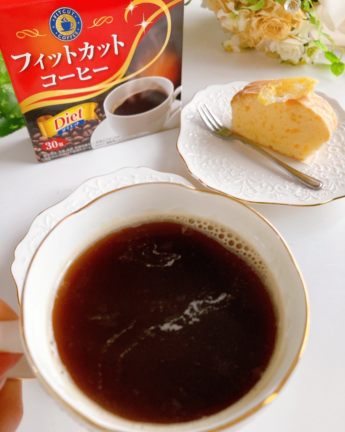 フィットカットコーヒー　/エルベ・プランズ/ドリンクを使ったクチコミ（2枚目）